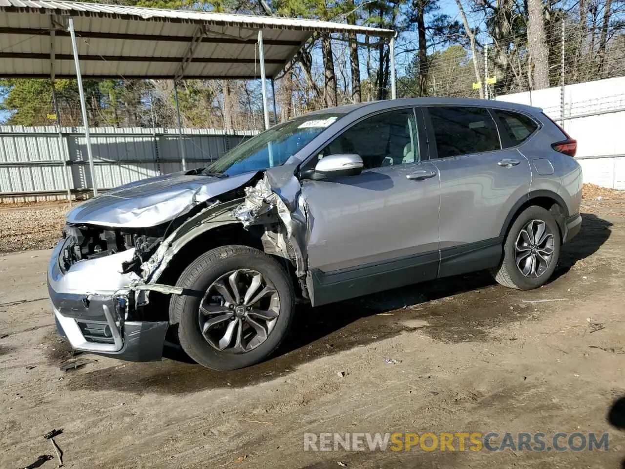 1 Photograph of a damaged car 7FARW1H5XME012891 HONDA CRV 2021