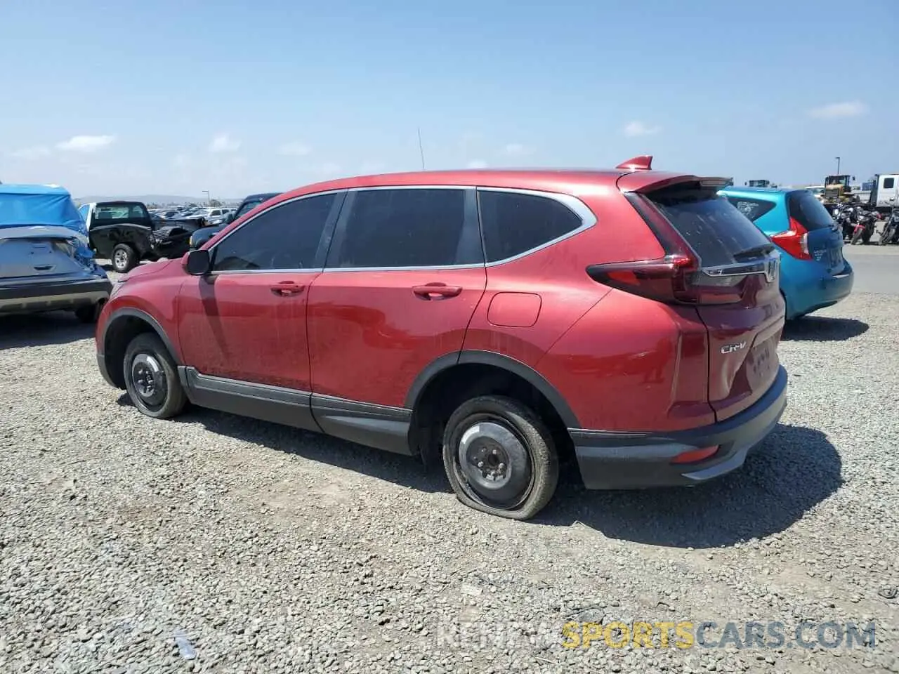 2 Photograph of a damaged car 7FARW1H72ME022798 HONDA CRV 2021
