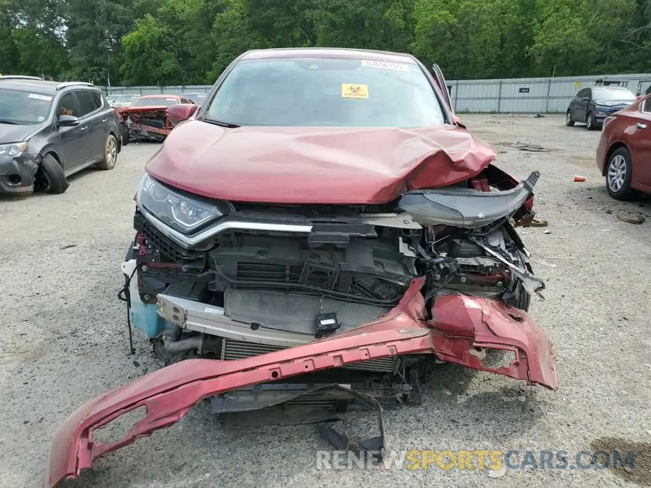5 Photograph of a damaged car 7FARW1H87ME022983 HONDA CRV 2021