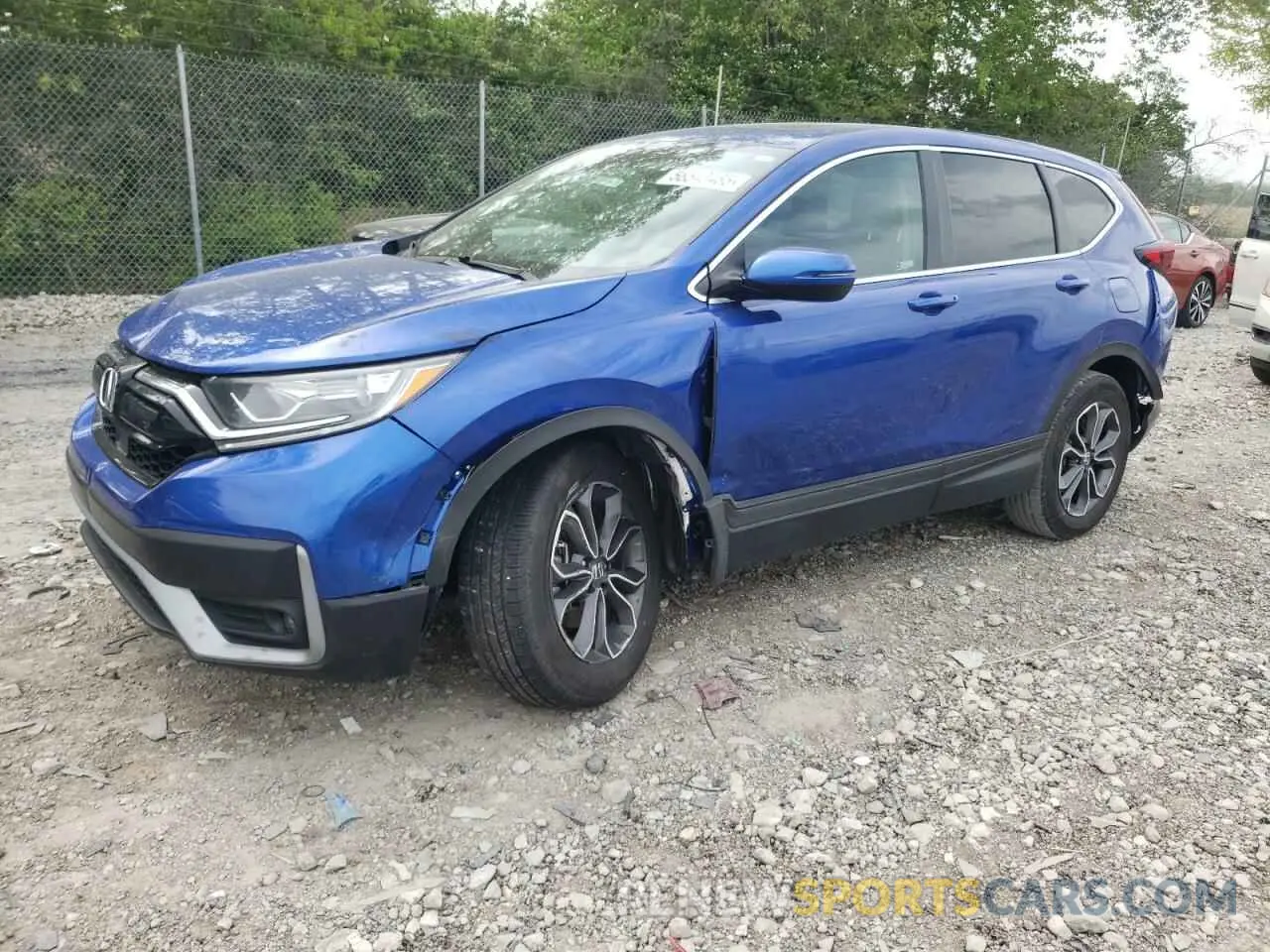 1 Photograph of a damaged car 7FARW2H57ME005080 HONDA CRV 2021