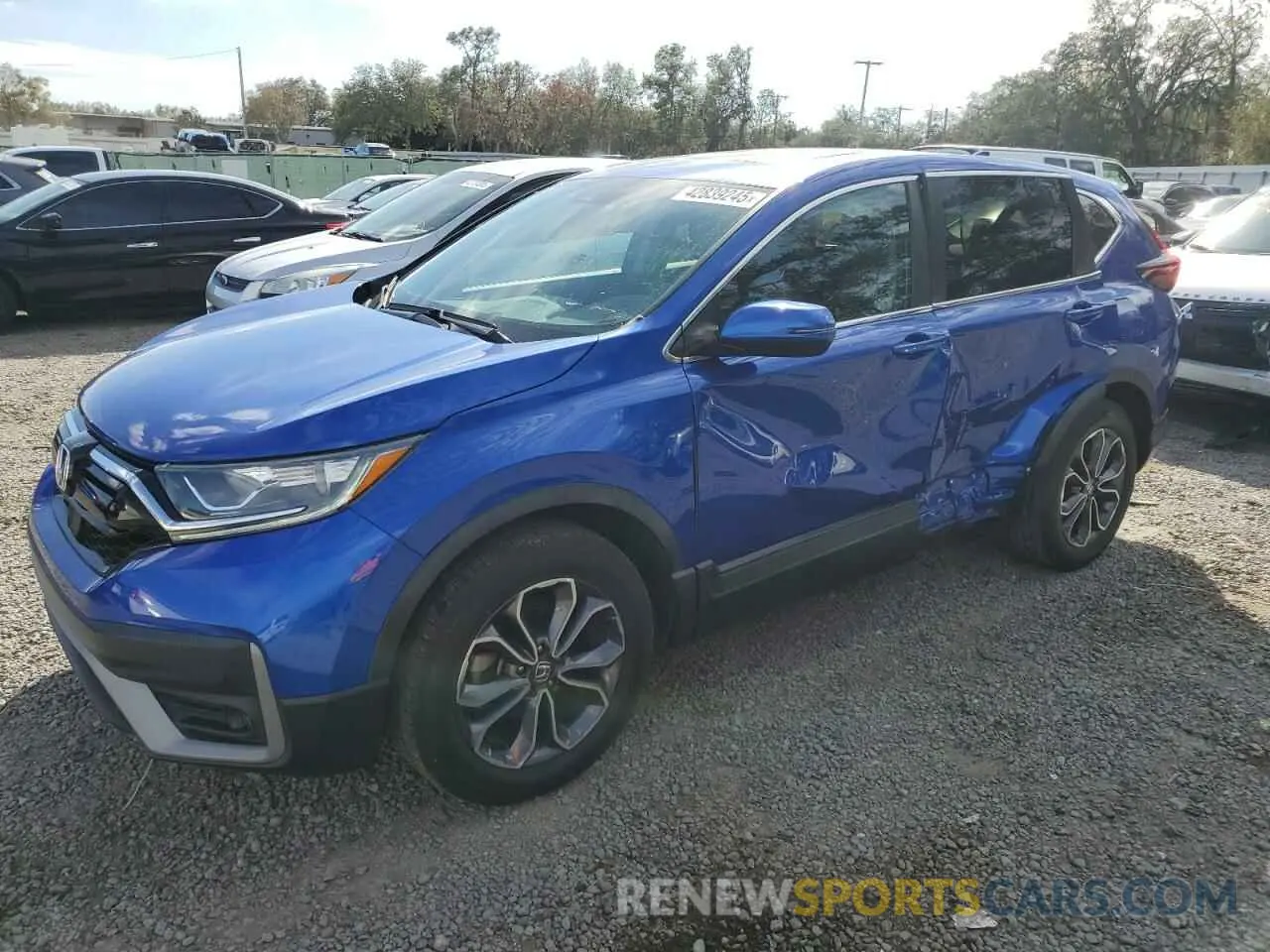 1 Photograph of a damaged car 7FARW2H59ME002309 HONDA CRV 2021