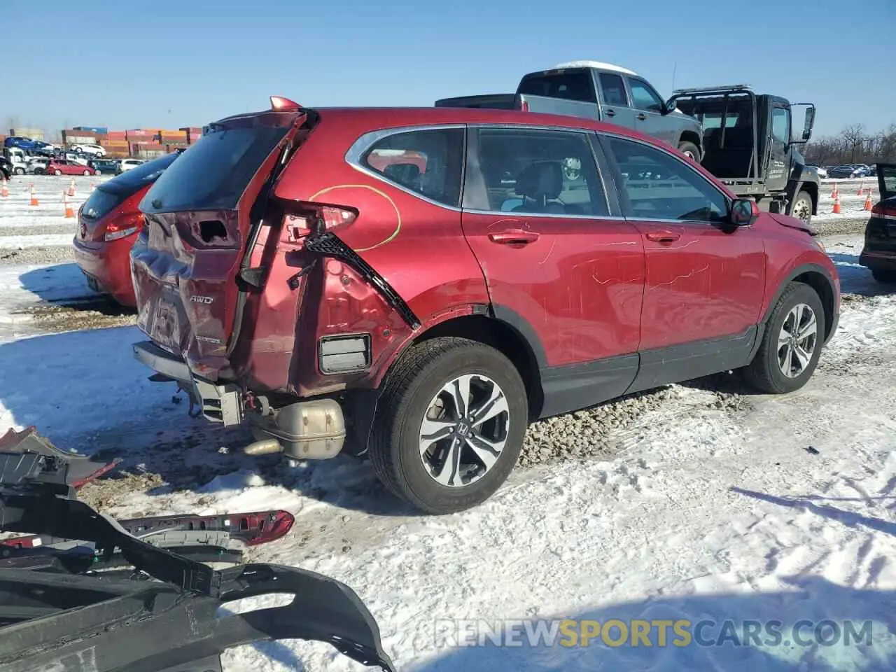 3 Photograph of a damaged car 7FARW2H71ME037122 HONDA CRV 2021