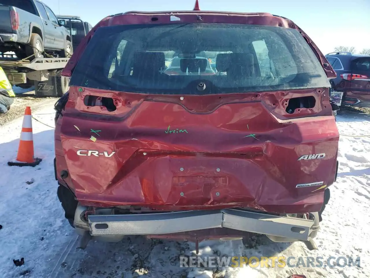 6 Photograph of a damaged car 7FARW2H71ME037122 HONDA CRV 2021