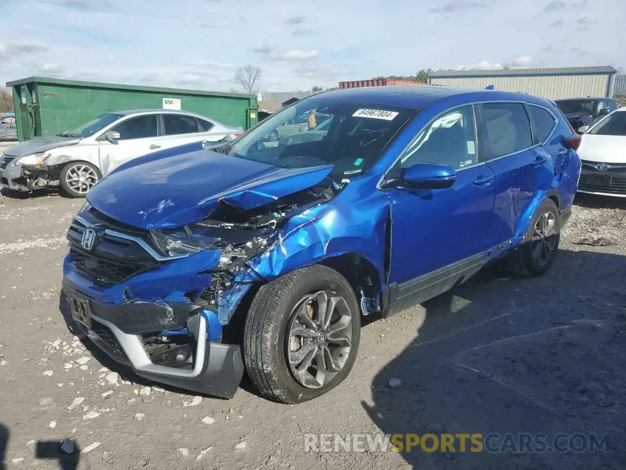 1 Photograph of a damaged car 7FARW2H89ME019136 HONDA CRV 2021