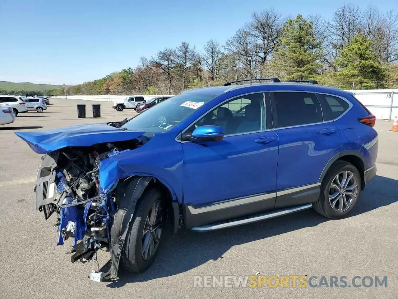 1 Photograph of a damaged car 7FARW2H99ME011627 HONDA CRV 2021