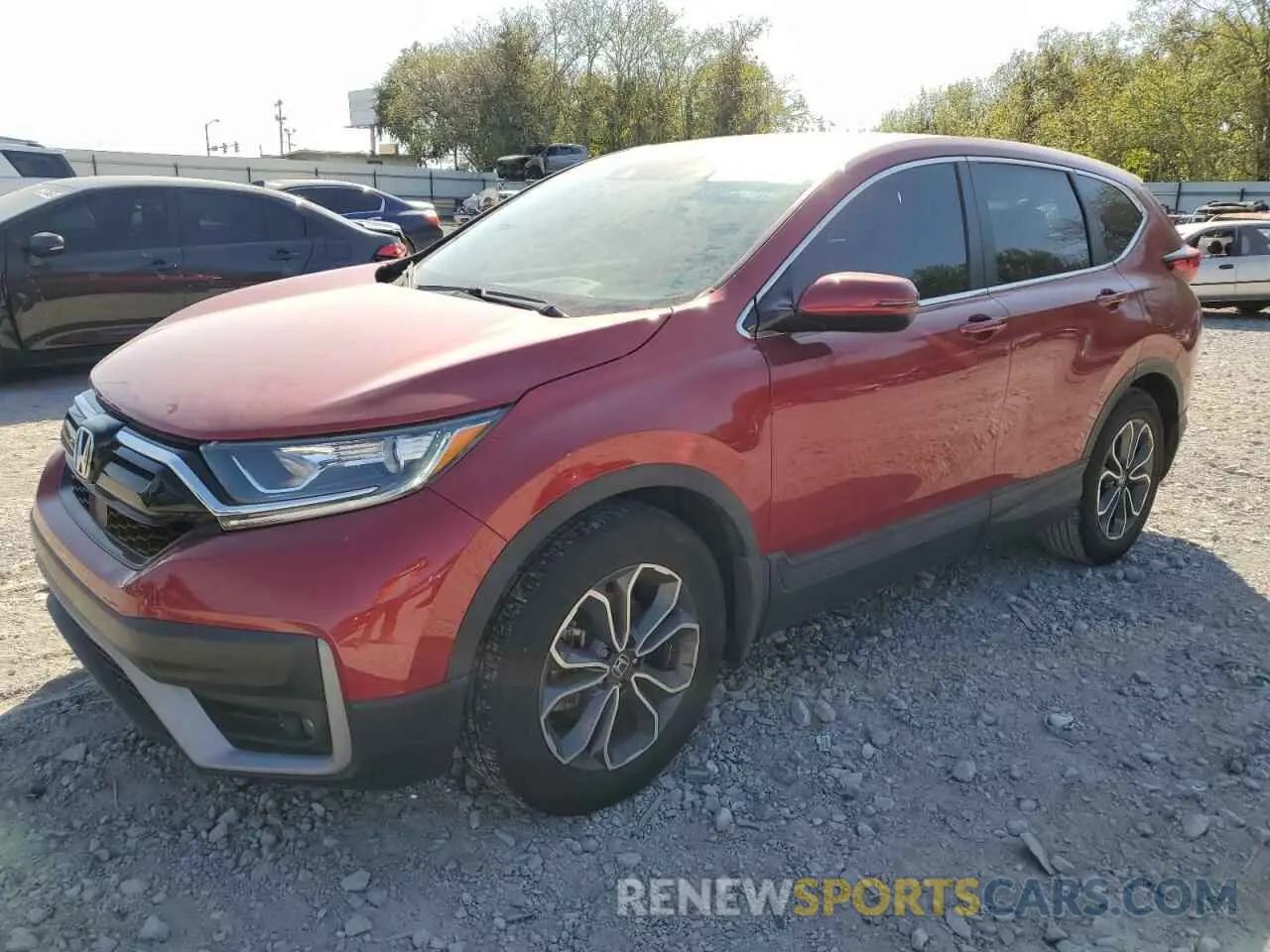 1 Photograph of a damaged car 2HKRW1H50NH407760 HONDA CRV 2022