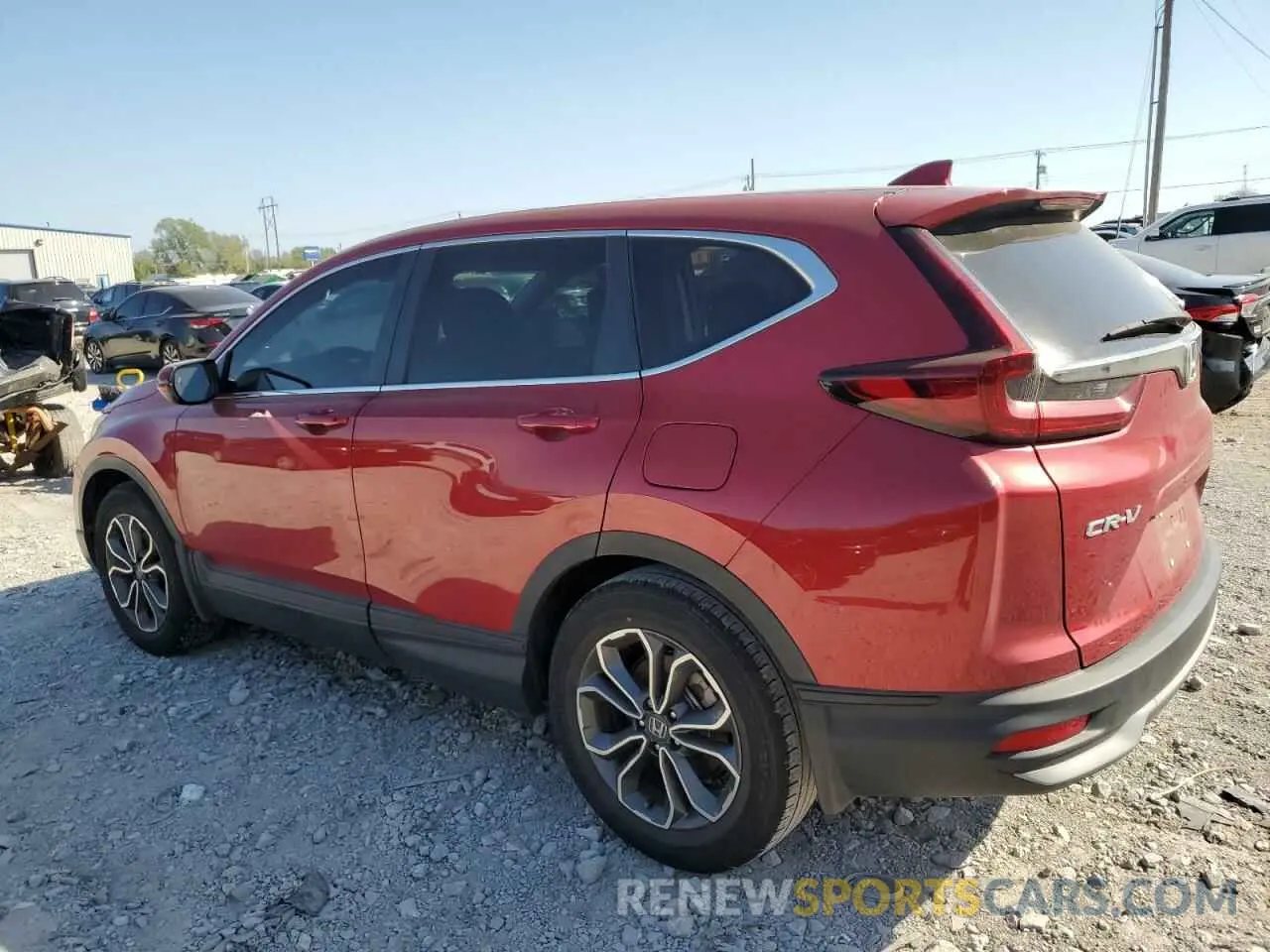 2 Photograph of a damaged car 2HKRW1H50NH407760 HONDA CRV 2022