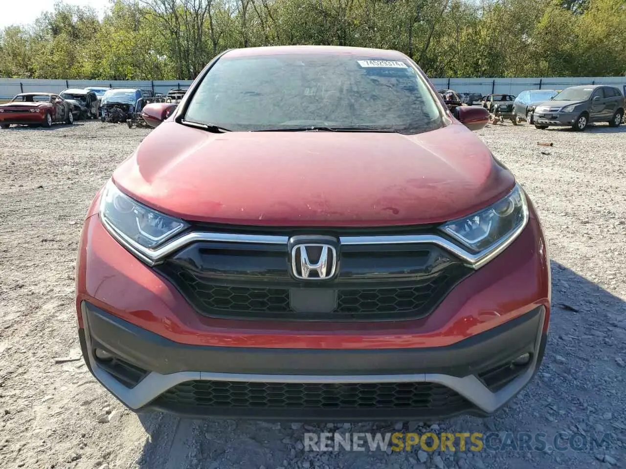 5 Photograph of a damaged car 2HKRW1H50NH407760 HONDA CRV 2022