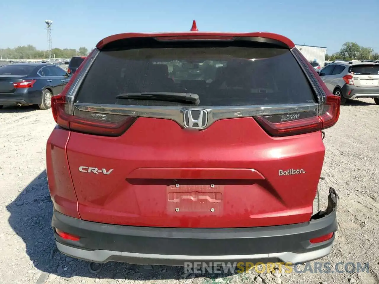 6 Photograph of a damaged car 2HKRW1H50NH407760 HONDA CRV 2022