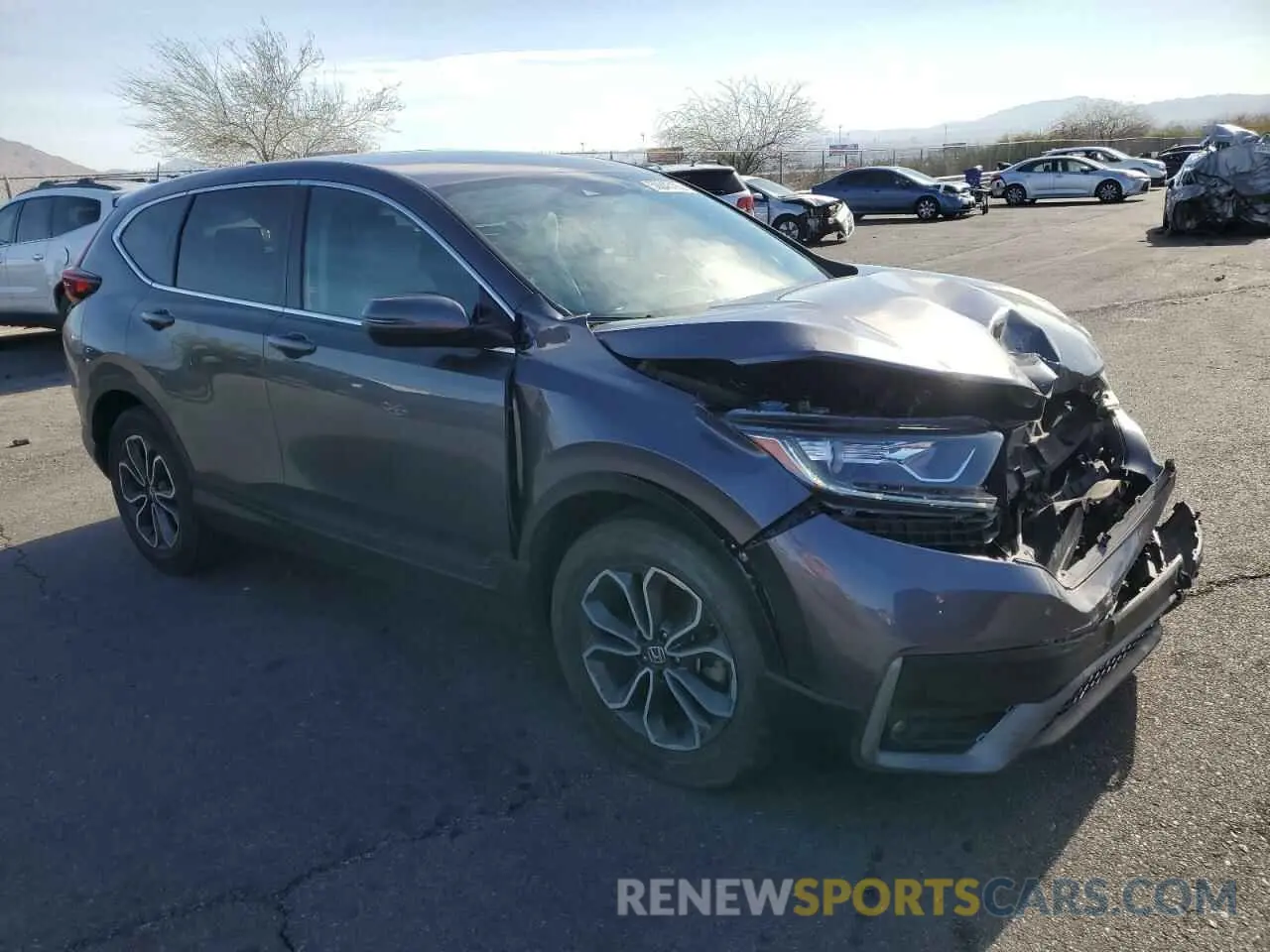 4 Photograph of a damaged car 2HKRW1H51NH408805 HONDA CRV 2022
