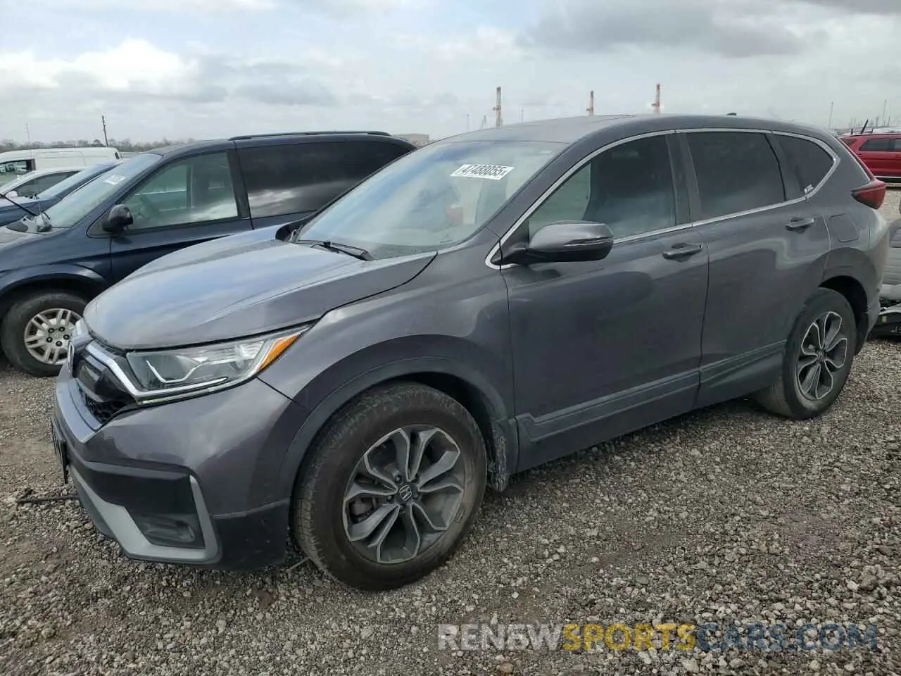 1 Photograph of a damaged car 2HKRW1H5XNH402369 HONDA CRV 2022