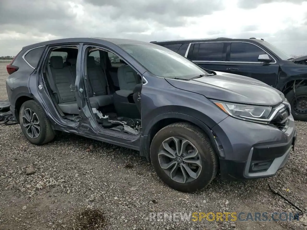 4 Photograph of a damaged car 2HKRW1H5XNH402369 HONDA CRV 2022