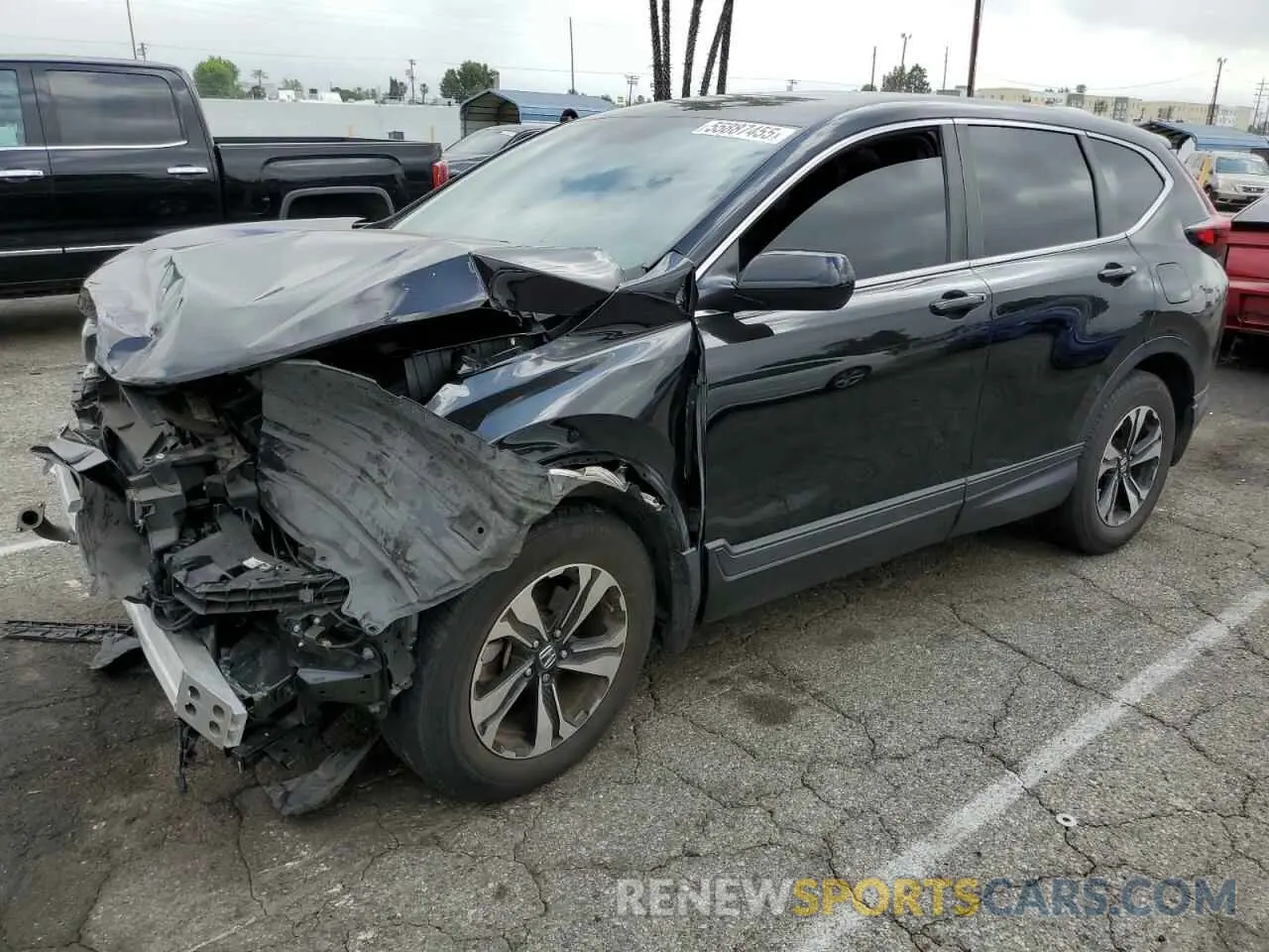 1 Photograph of a damaged car 2HKRW1H74NH403048 HONDA CRV 2022
