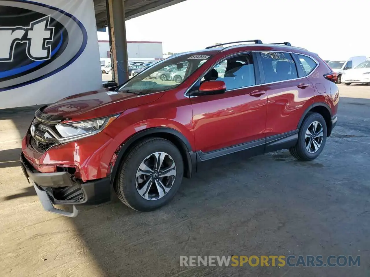 1 Photograph of a damaged car 2HKRW1H7XNH401031 HONDA CRV 2022