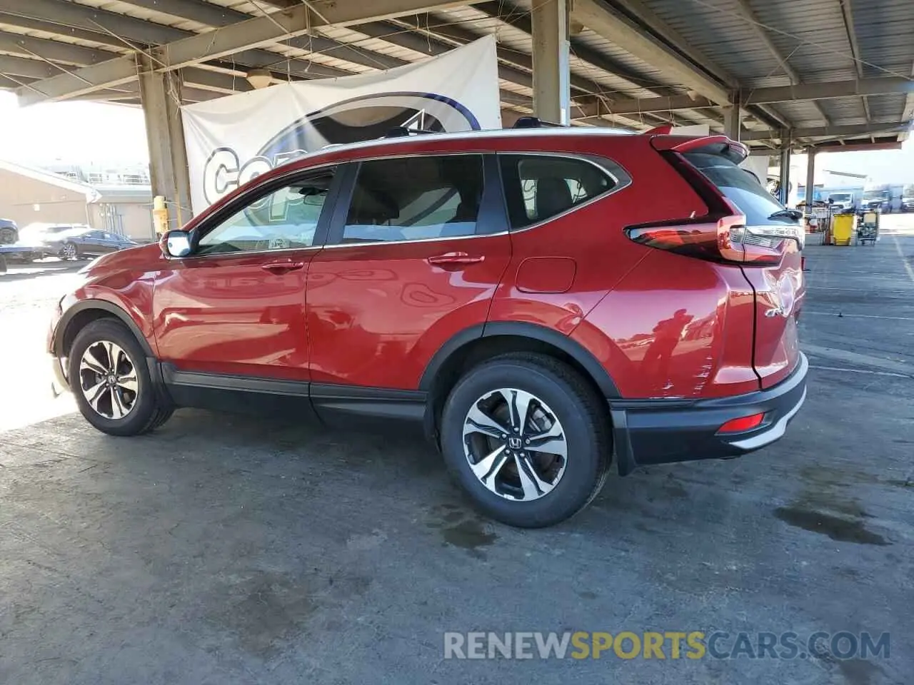 2 Photograph of a damaged car 2HKRW1H7XNH401031 HONDA CRV 2022