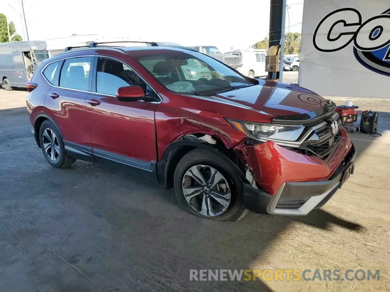4 Photograph of a damaged car 2HKRW1H7XNH401031 HONDA CRV 2022