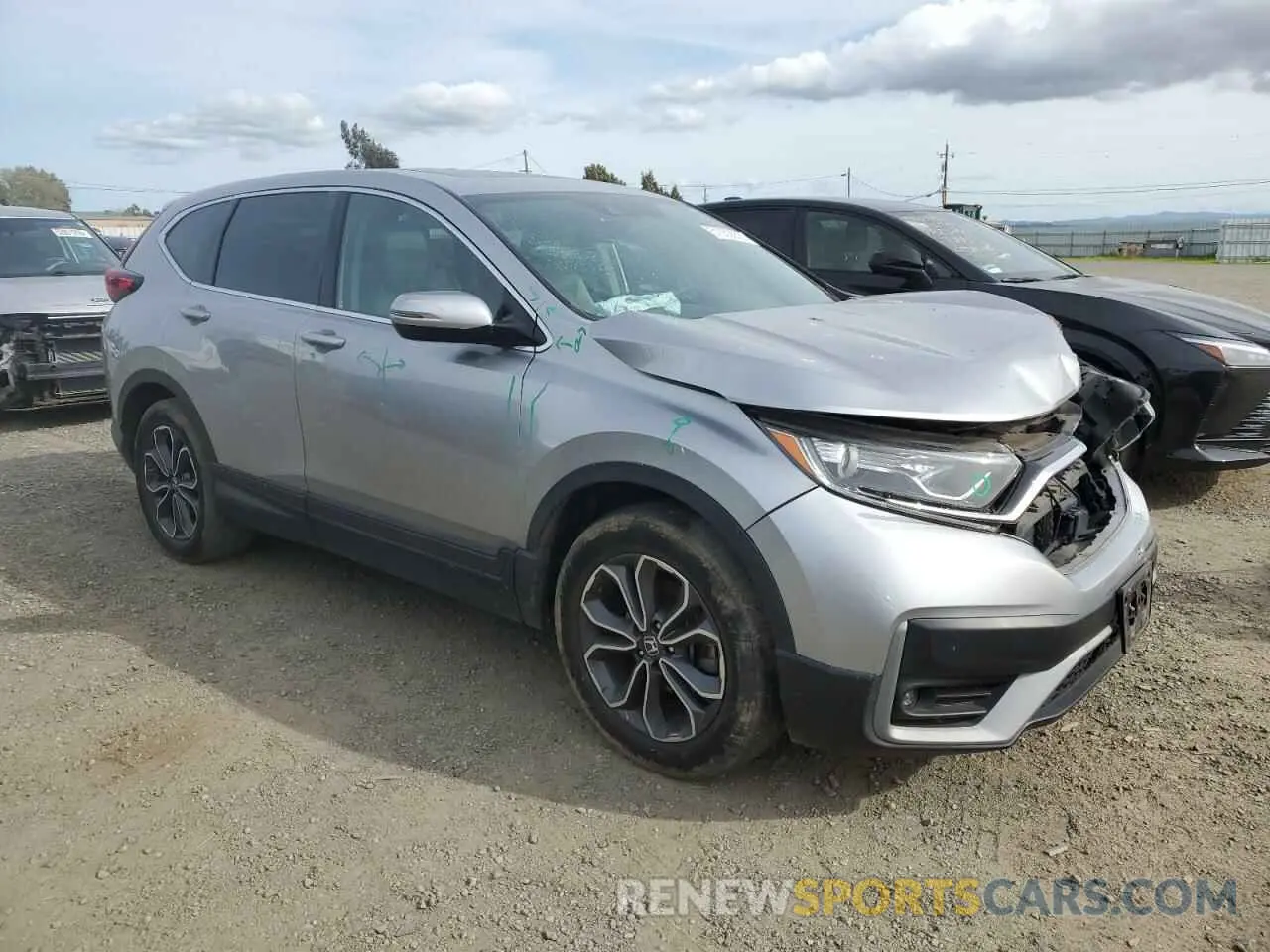 4 Photograph of a damaged car 2HKRW1H80NH403718 HONDA CRV 2022
