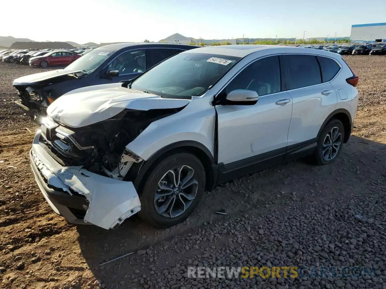 1 Photograph of a damaged car 2HKRW1H81NH404540 HONDA CRV 2022