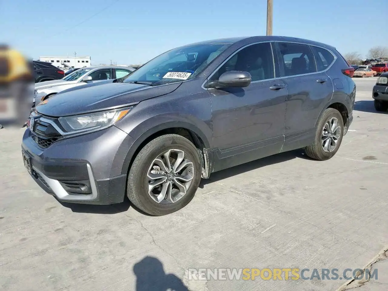 1 Photograph of a damaged car 2HKRW1H82NH407429 HONDA CRV 2022