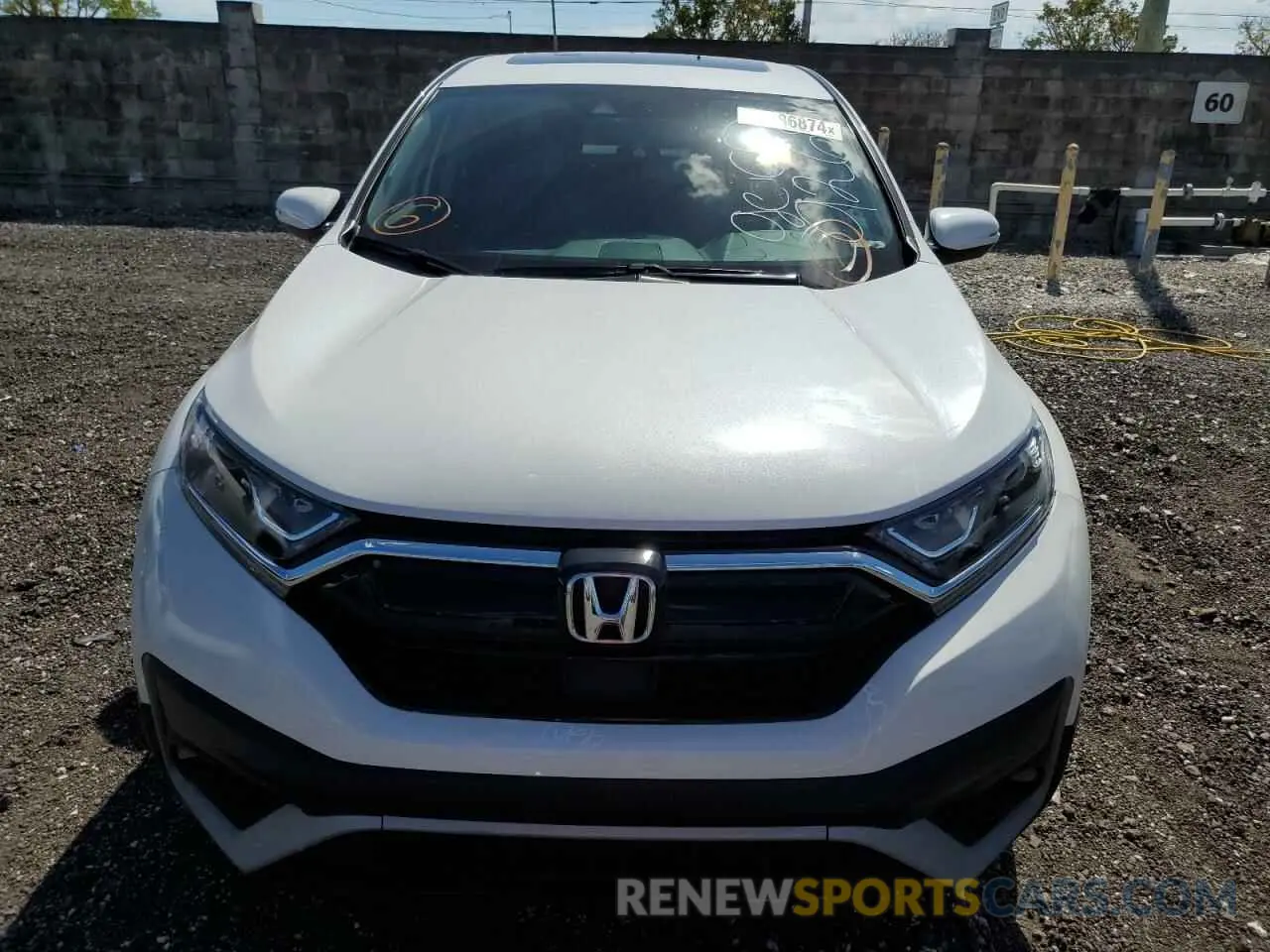5 Photograph of a damaged car 2HKRW1H85NH404539 HONDA CRV 2022