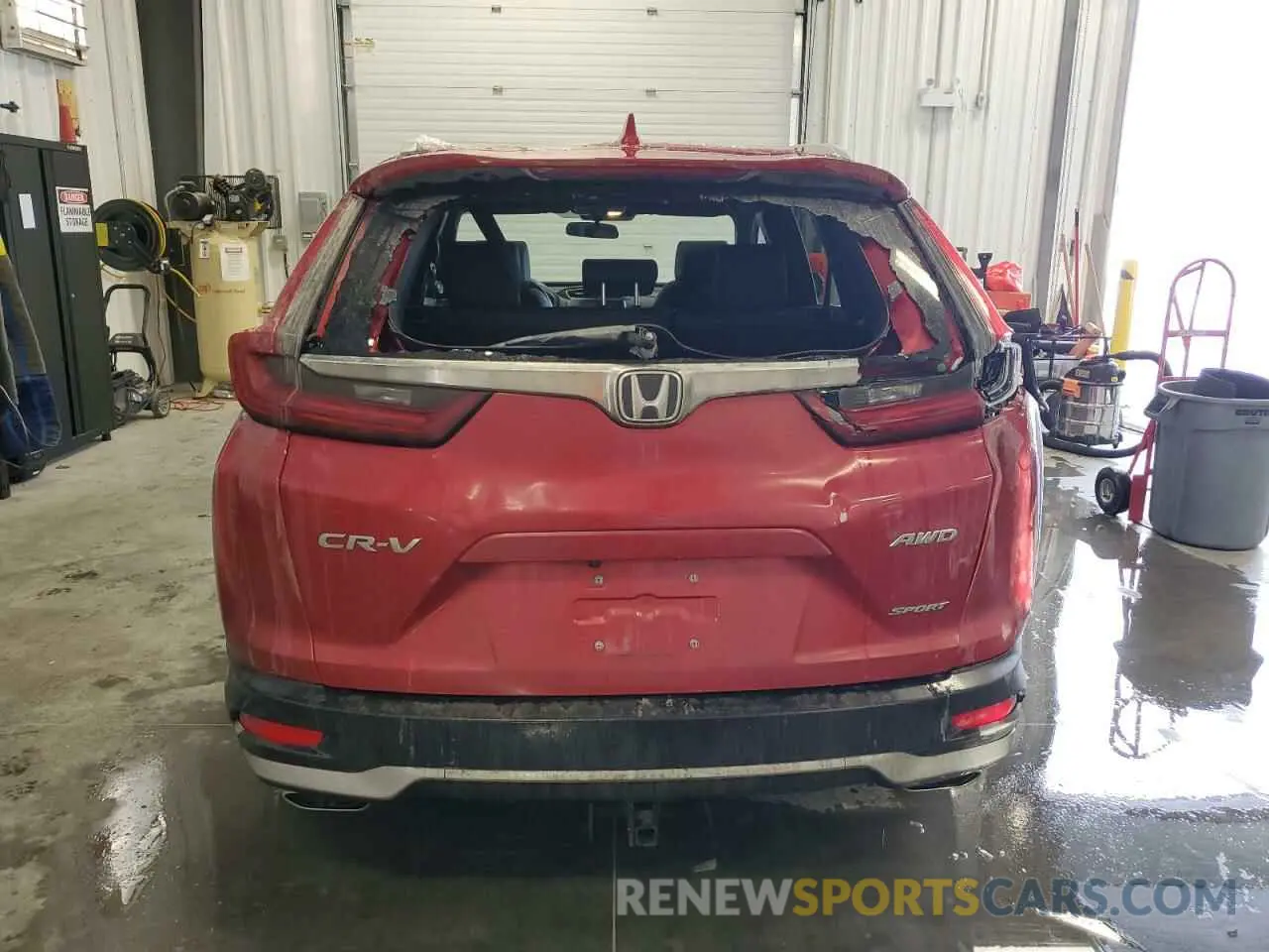 6 Photograph of a damaged car 2HKRW2H45NH203145 HONDA CRV 2022