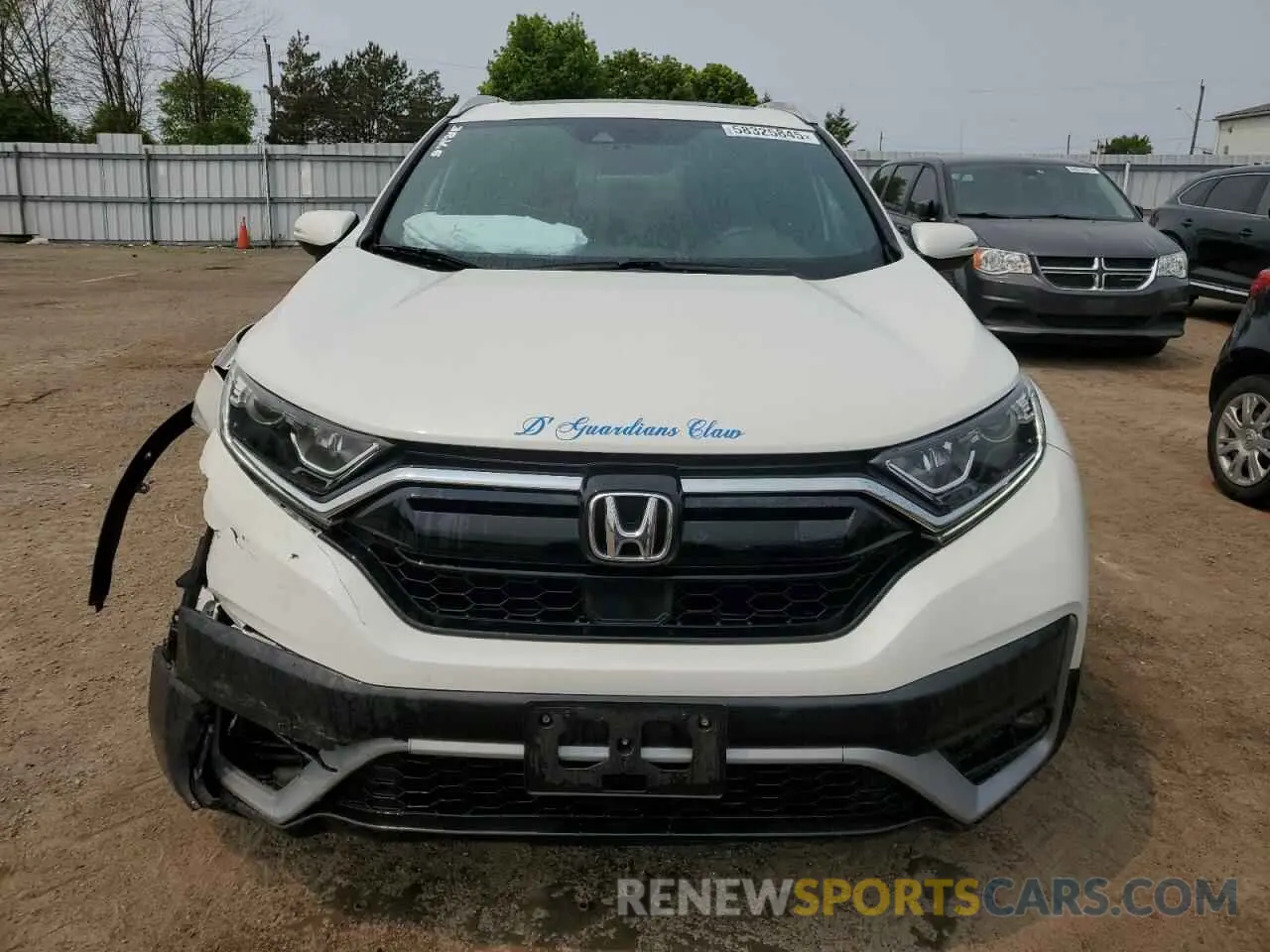 5 Photograph of a damaged car 2HKRW2H46NH217989 HONDA CRV 2022