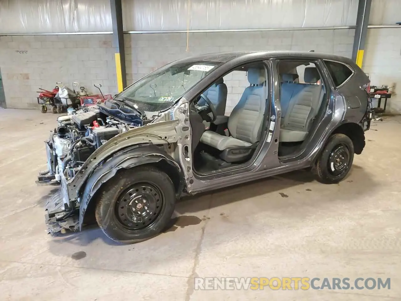 1 Photograph of a damaged car 2HKRW2H50NH600982 HONDA CRV 2022