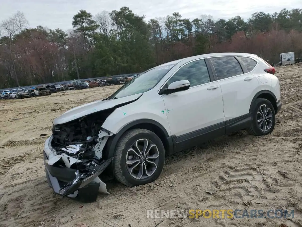 1 Photograph of a damaged car 2HKRW2H51NH671074 HONDA CRV 2022