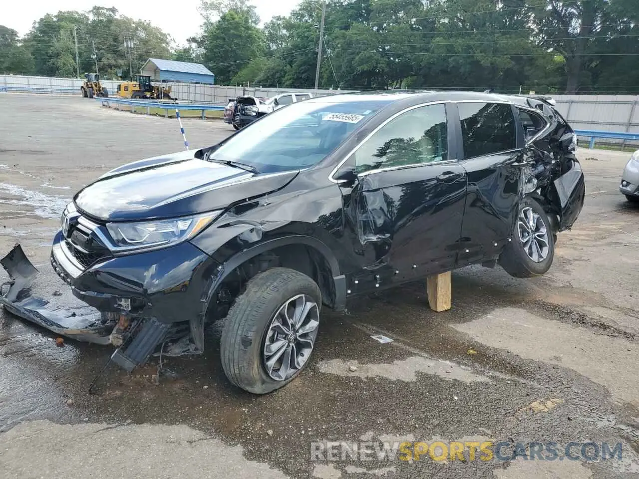 1 Photograph of a damaged car 2HKRW2H52NH622062 HONDA CRV 2022