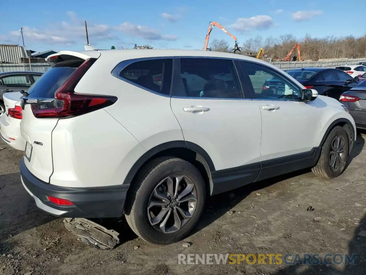 3 Photograph of a damaged car 2HKRW2H52NH660343 HONDA CRV 2022