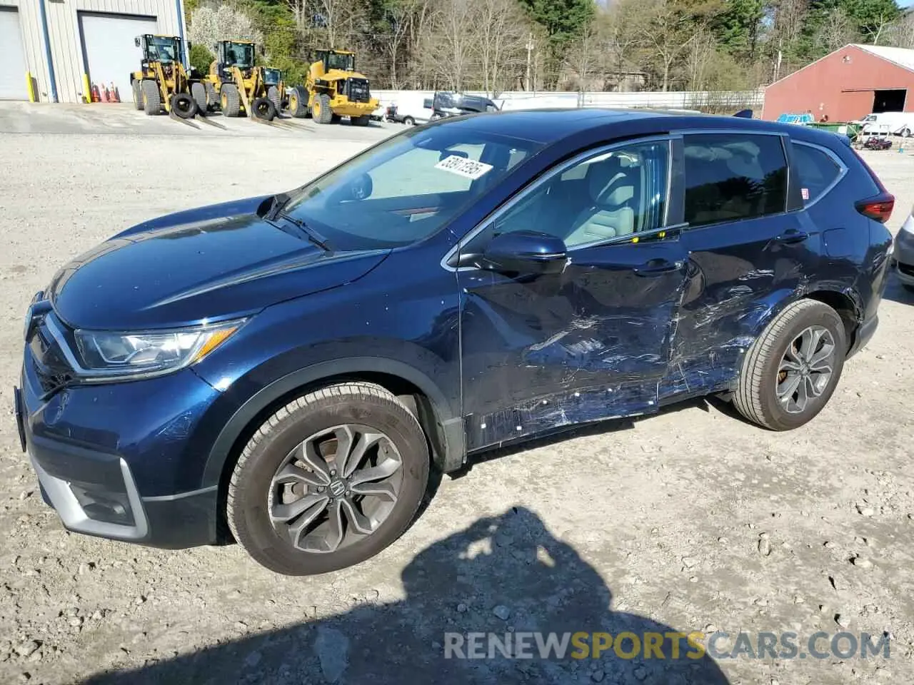 1 Photograph of a damaged car 2HKRW2H53NH609871 HONDA CRV 2022