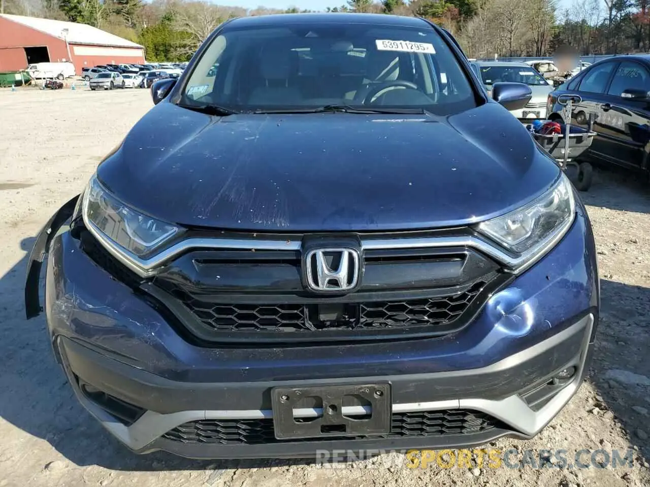 5 Photograph of a damaged car 2HKRW2H53NH609871 HONDA CRV 2022