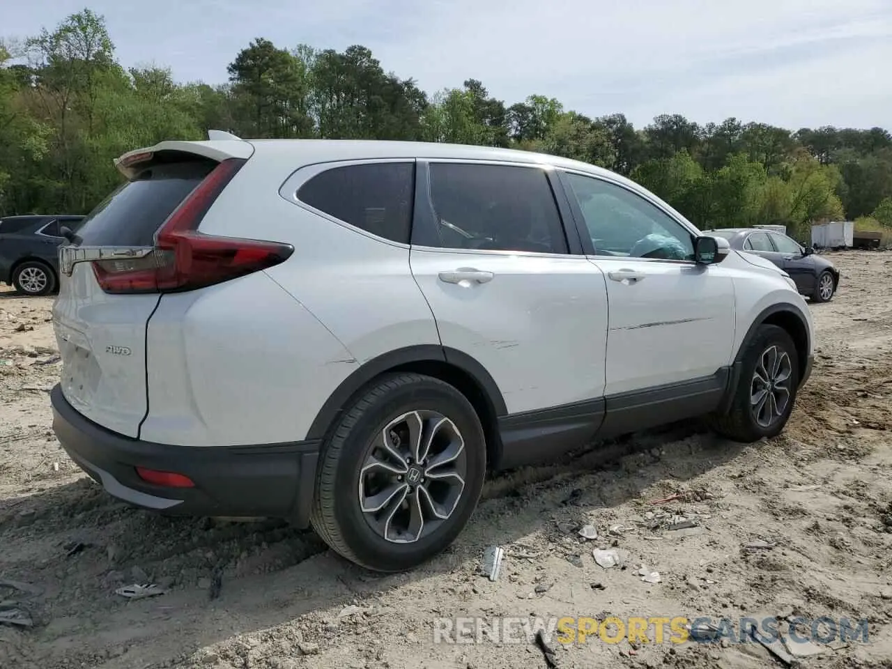 3 Photograph of a damaged car 2HKRW2H54NH631359 HONDA CRV 2022