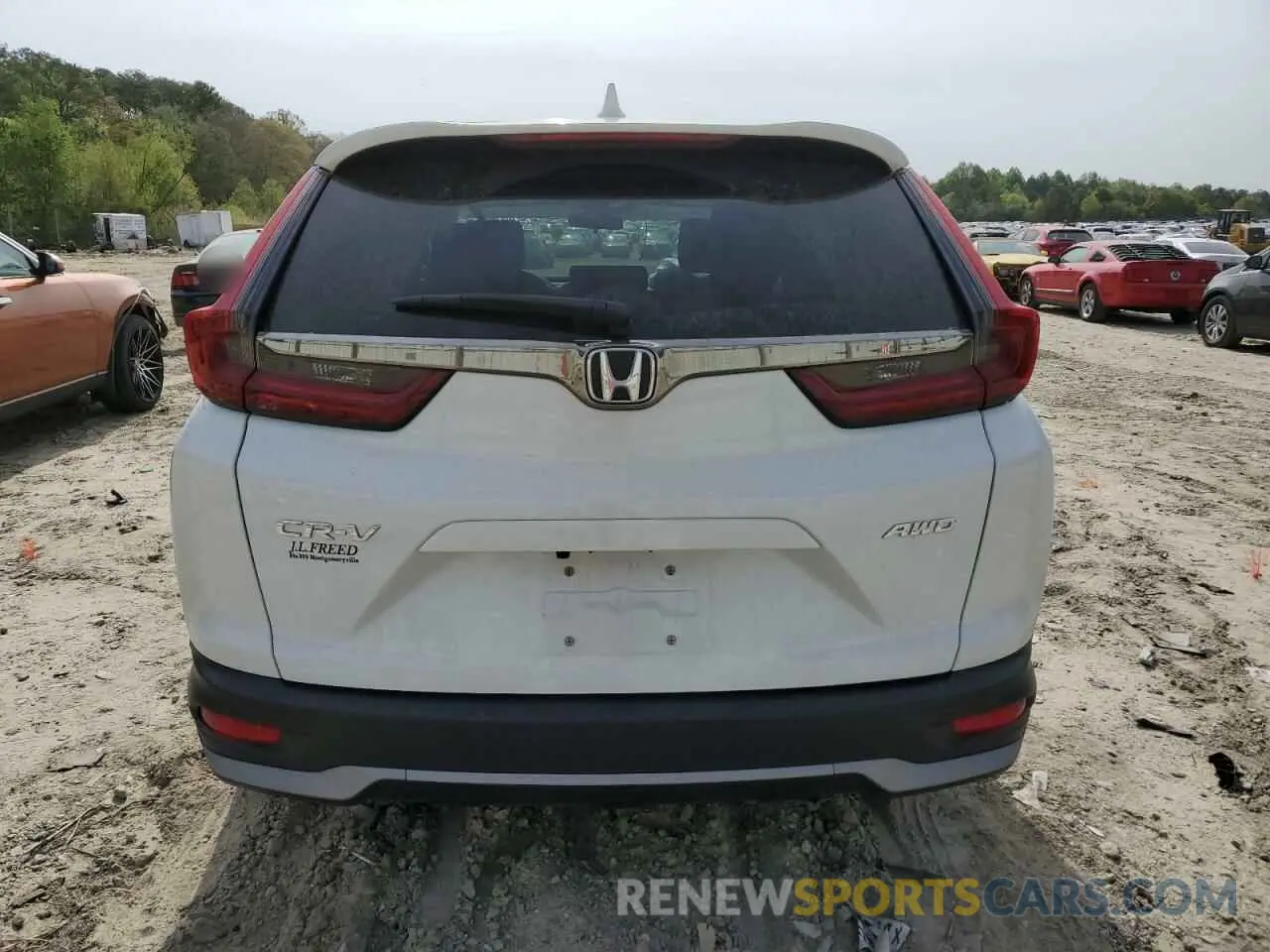 6 Photograph of a damaged car 2HKRW2H54NH631359 HONDA CRV 2022