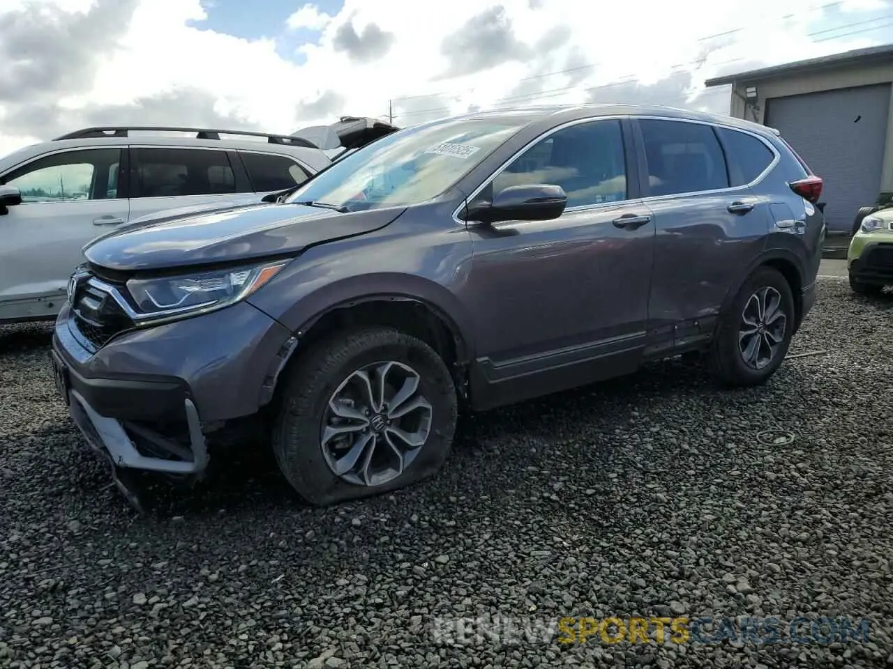 1 Photograph of a damaged car 2HKRW2H55NH628535 HONDA CRV 2022