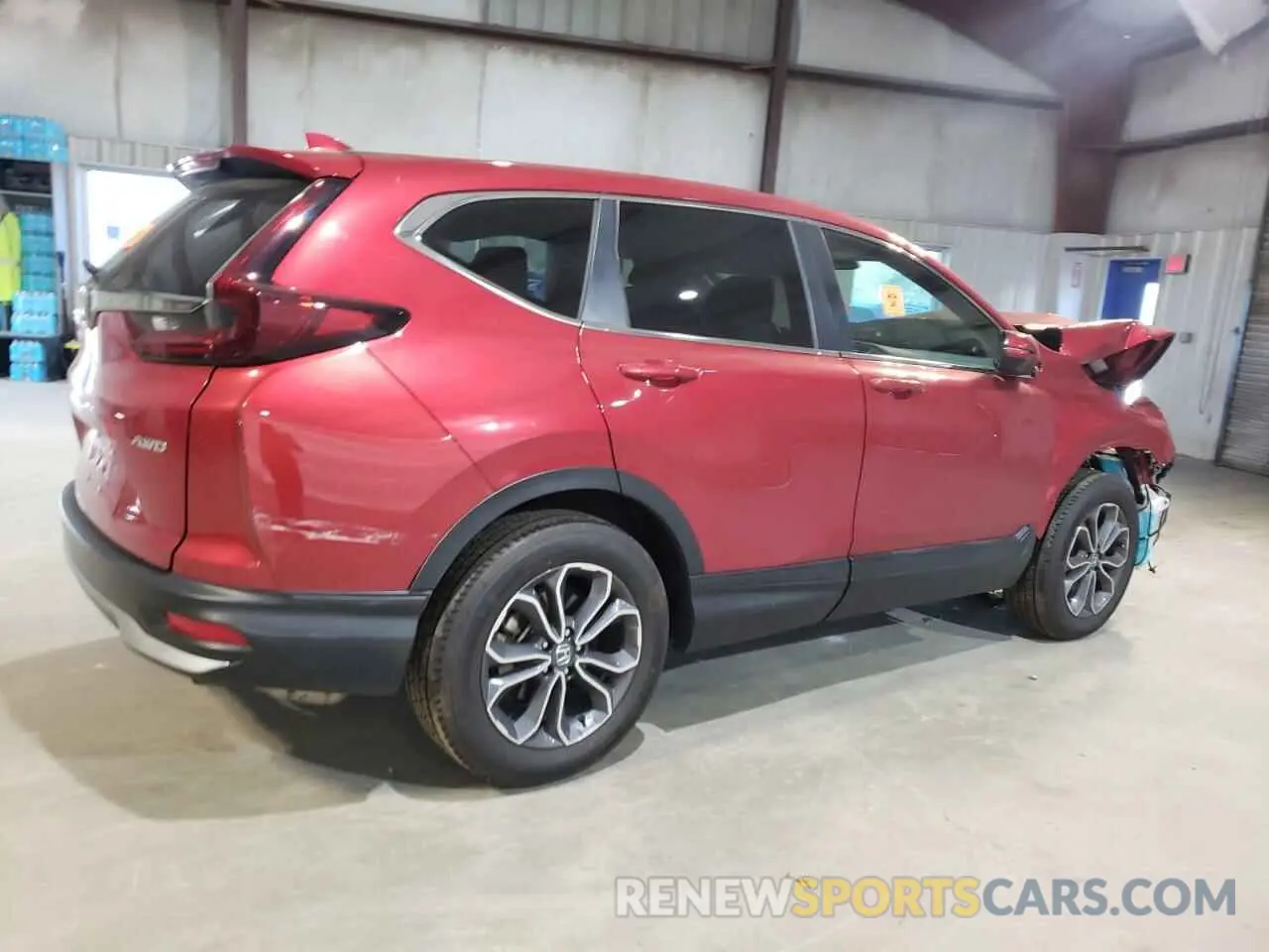 3 Photograph of a damaged car 2HKRW2H57NH615043 HONDA CRV 2022