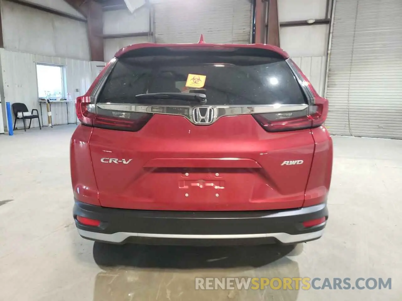 6 Photograph of a damaged car 2HKRW2H57NH615043 HONDA CRV 2022