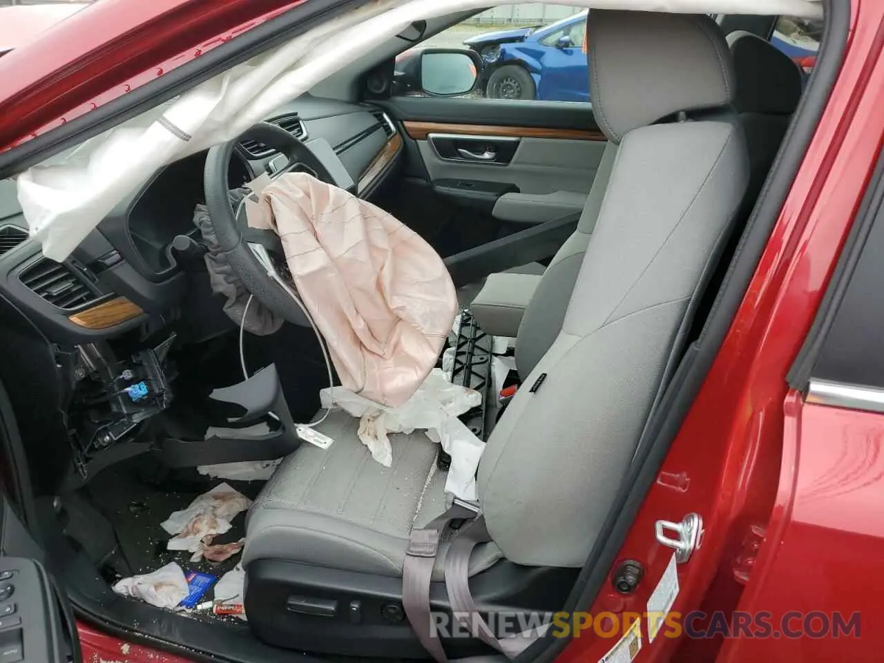 7 Photograph of a damaged car 2HKRW2H57NH615043 HONDA CRV 2022