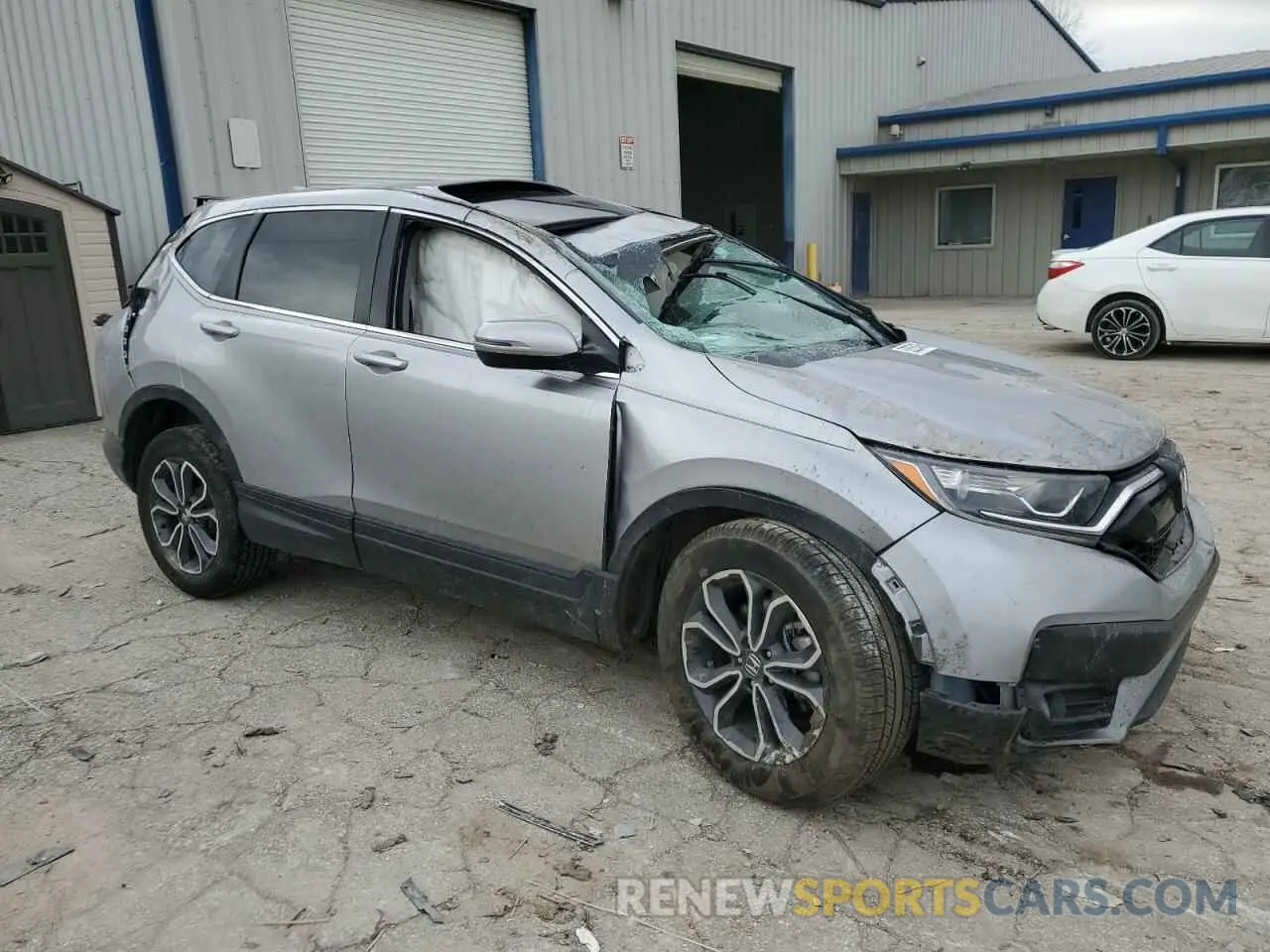 4 Photograph of a damaged car 2HKRW2H58NH646902 HONDA CRV 2022
