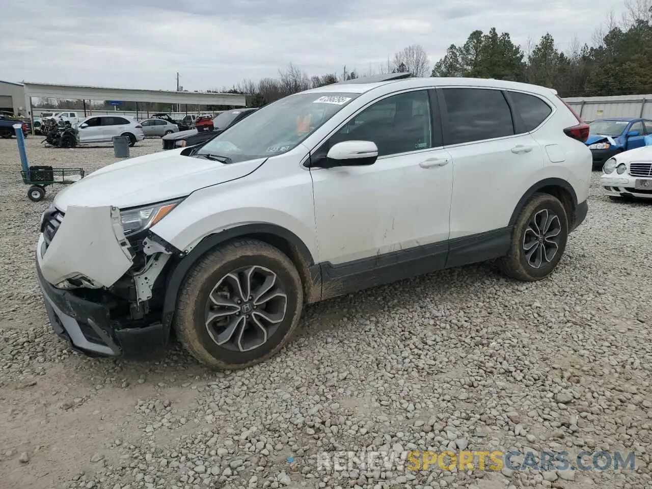 1 Photograph of a damaged car 2HKRW2H5XNH626926 HONDA CRV 2022