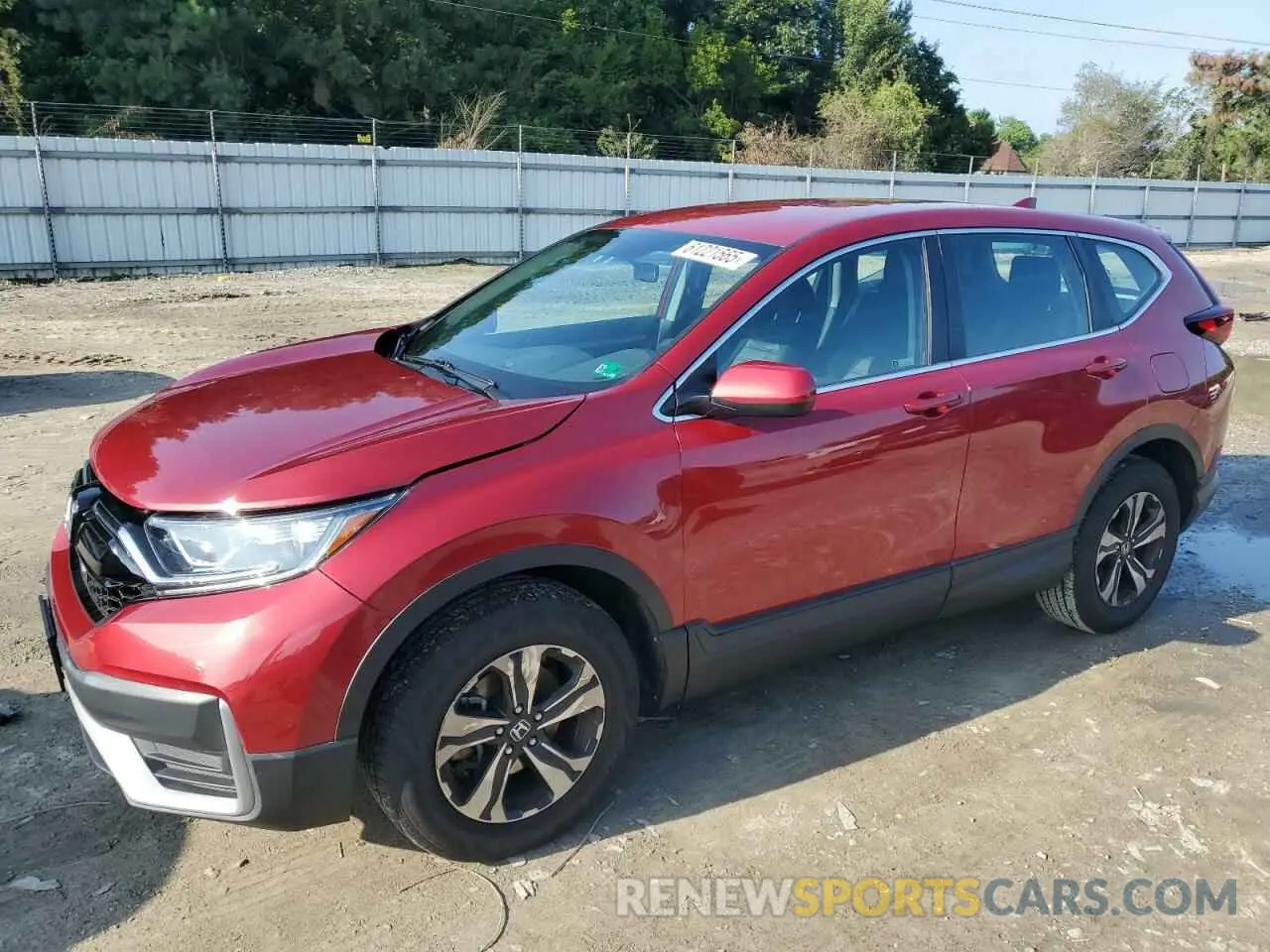 1 Photograph of a damaged car 2HKRW2H70NH640674 HONDA CRV 2022