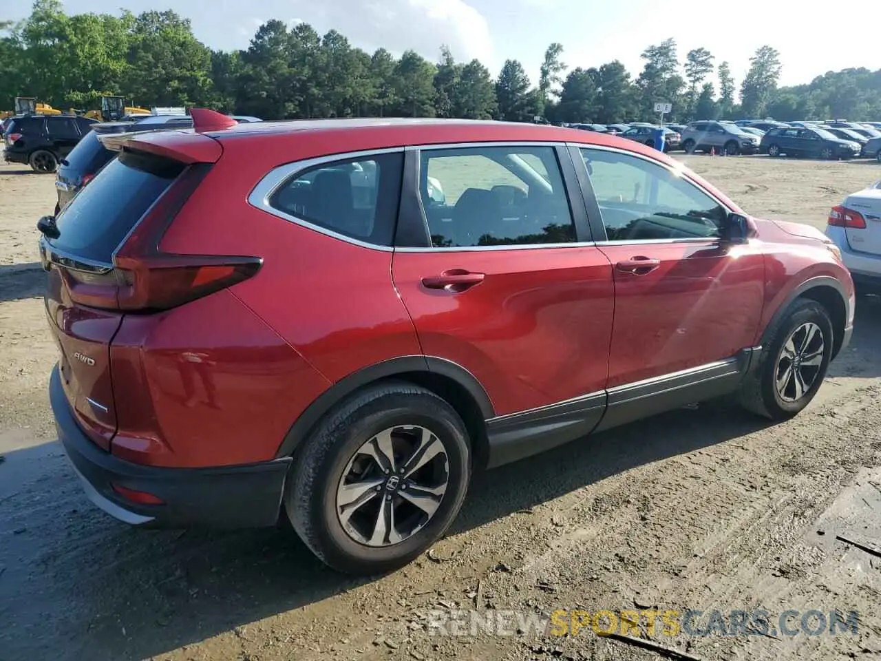 3 Photograph of a damaged car 2HKRW2H70NH640674 HONDA CRV 2022