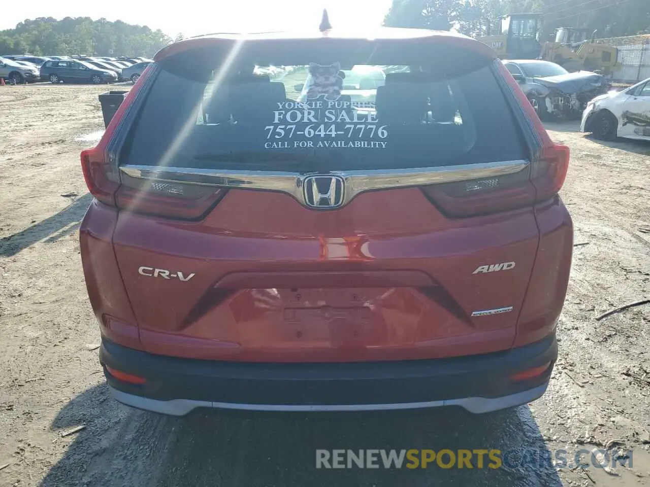 6 Photograph of a damaged car 2HKRW2H70NH640674 HONDA CRV 2022