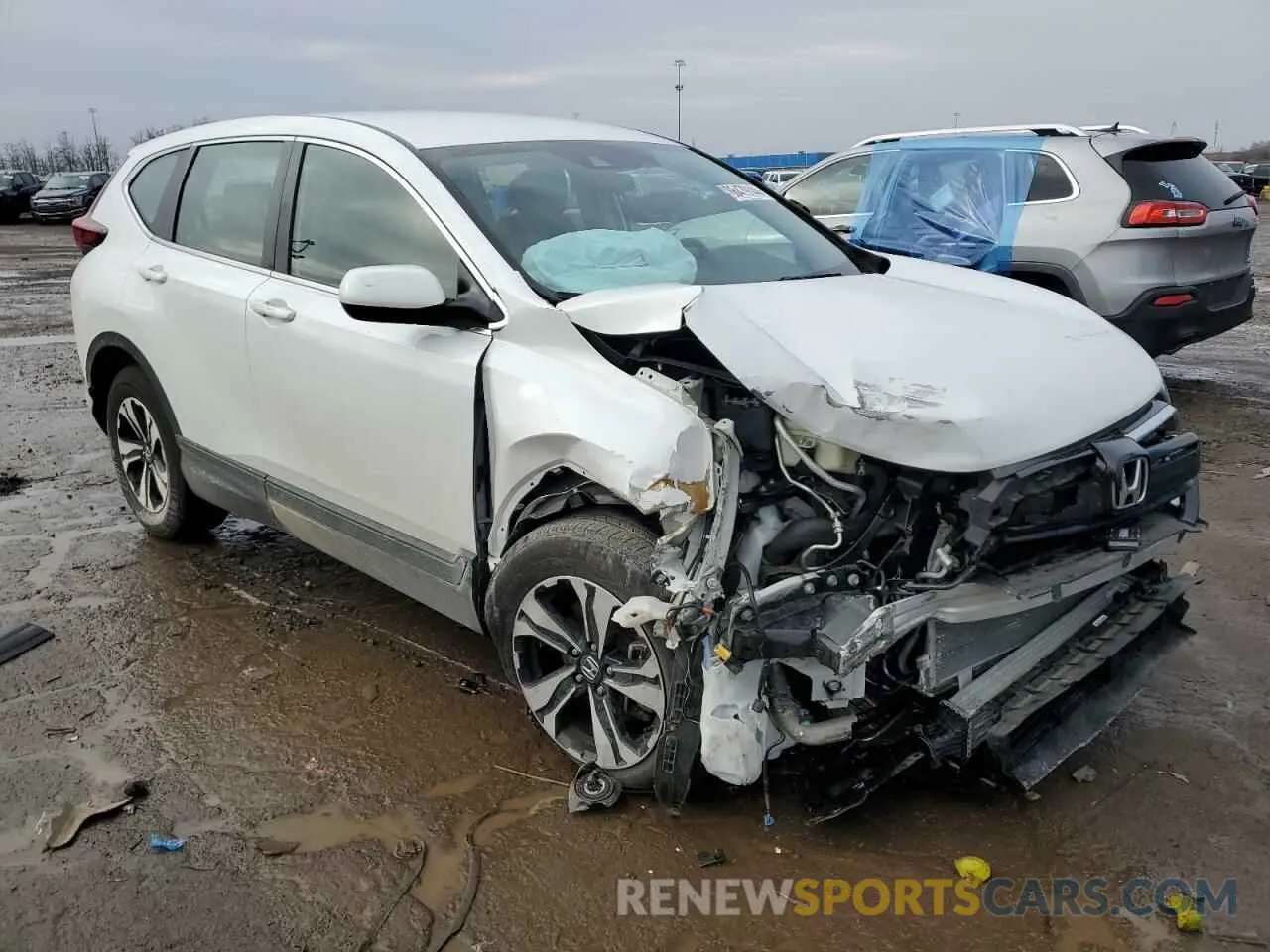 4 Photograph of a damaged car 2HKRW2H73NH637509 HONDA CRV 2022