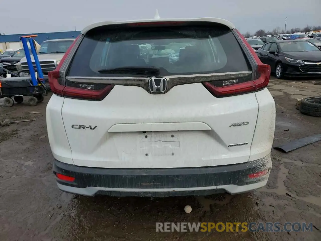 6 Photograph of a damaged car 2HKRW2H73NH637509 HONDA CRV 2022