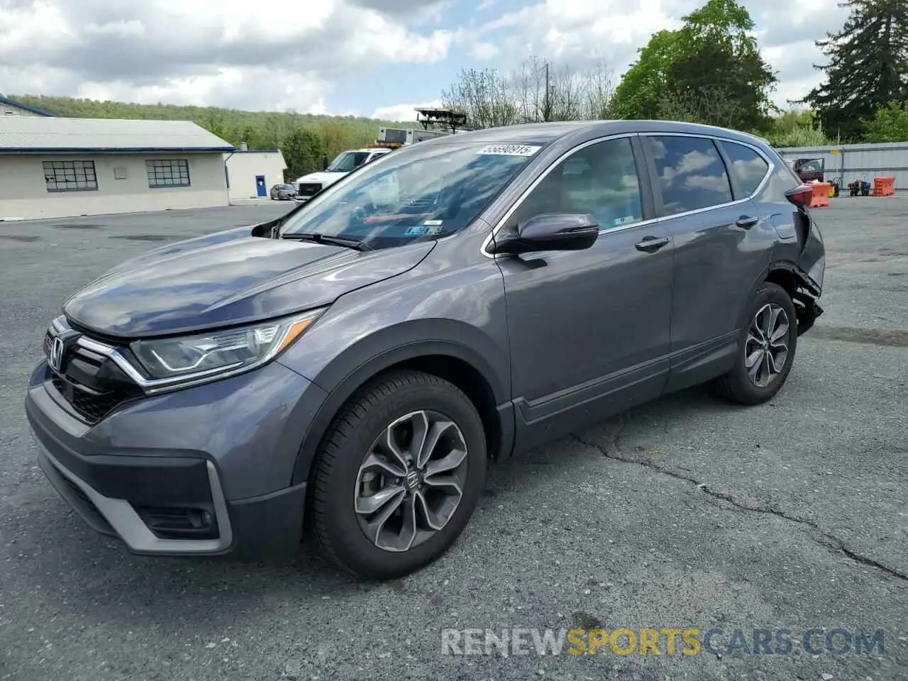 1 Photograph of a damaged car 2HKRW2H80NH602550 HONDA CRV 2022