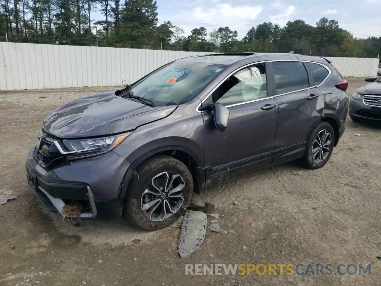 1 Photograph of a damaged car 2HKRW2H80NH644815 HONDA CRV 2022