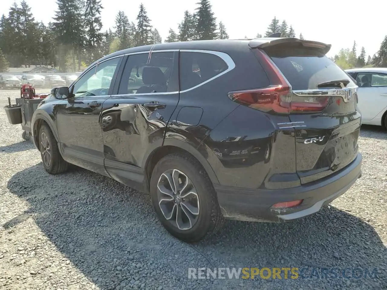 2 Photograph of a damaged car 2HKRW2H81NH605215 HONDA CRV 2022