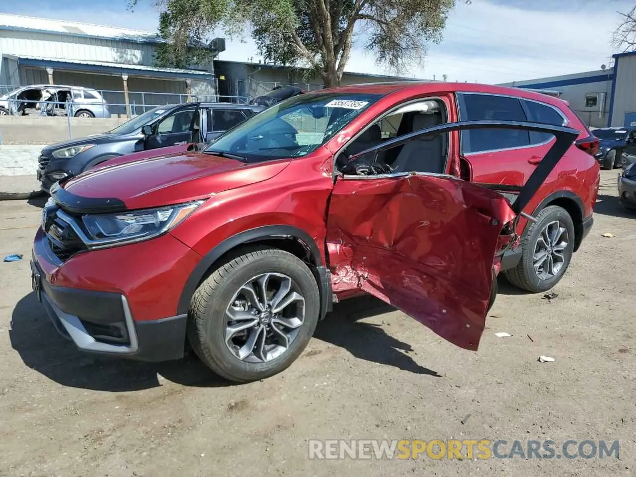 1 Photograph of a damaged car 2HKRW2H81NH610253 HONDA CRV 2022