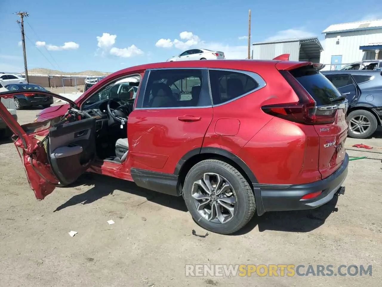 2 Photograph of a damaged car 2HKRW2H81NH610253 HONDA CRV 2022
